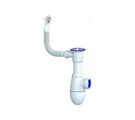 Сифон Unicorn B421 1 1/2х40 с круглым переливом 534491 