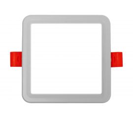 Светодиодная квадратная встраиваемая панель OGM с регулировкой, 6Вт, 500Лм, ДБ, 100х100х24мм. LP-14 