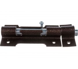 Накладной засов Делга ОСНОВНОЙ (медь; с круглым ригелем; 150 мм) Д809 