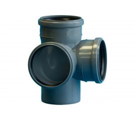 Крестовина ПОЛИТЭК двухплоскостная 110х110х110/87.5 град. 1201102 