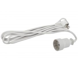 Удлинитель ЭРА UX-1е-5m с заземлением, 1гн, 5м, ПВС, 3x0.75мм2, 10А Б0039818 