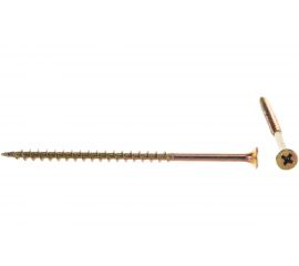 Саморез КРЕП-КОМП жёлтый цинк PH-2 по дереву 4,2х89 100 шт ждп8942ф 