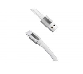 USB-кабель BOROFONE, AM-Type-C 1.2 метра, 3A, ТПЭ, белый 23752-BU8tW 