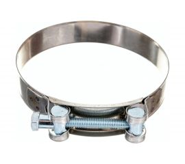 Силовой хомут Nord-Yada Д: 113-121 мм, Ш: 24 мм, Т: 0,8 мм, болт: М8х80, нерж. сталь 902897 