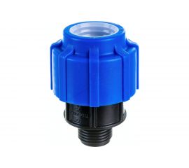 Муфта ПОЛИТЭК с наружной резьбой 25х1/2 53002512 