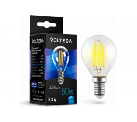 Светодиодная лампа VOLTEGA Шар Е14 4000К 6W 7022 