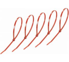 Хомут REXANT nylon 400x5.0 мм 25 шт красный 07-0406-25 