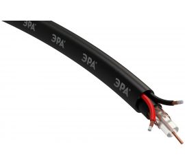 Кабель для аналогового видеонаблюдения ЭРА Simple KL-0.75-PE КВК-П-2 +2x0,75, 200 м, чёрный, Б0052739 