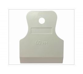 Шпатель ON резиновый 60 мм, белый, эконом 02-04-306 