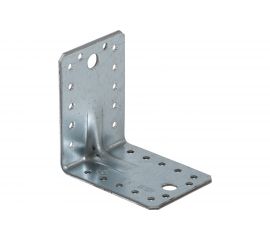 Крепежный особопрочный уголок с ребром VORMANN 90х90х65х2,5 мм, оцинкованный 70 932 000 