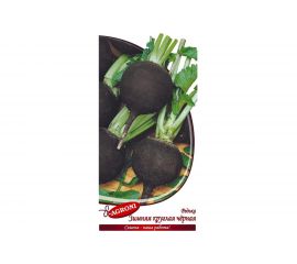 Семена Агрони Редька ЗИМНЯЯ КРУГЛАЯ ЧЕРНАЯ 3752 