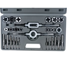 Набор метчиков и плашек Туламаш 27 шт, М5-М16 ТМ 100181 