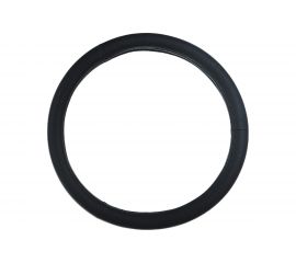 Оплетка SKYWAY Real-1 М, черная, натуральная кожа S01108001 