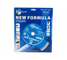 Диск алмазный отрезной Турбо New Formula (230х22.23 мм) TRIO-DIAMOND T106 