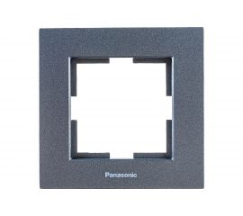 Рамка Panasonic Karre Plus 54802 1м темно-серая WKTF0801-2DG-RES 