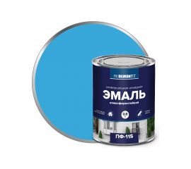 Эмаль PROREMONTT ПФ-115 голубая, 0.9 кг Лк-00004456 