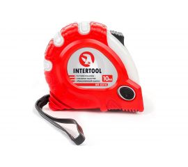 Рулетка с фиксатором INTERTOOL Супер Магнит blister 10 м х 25 мм MT-0310 