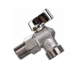 Шаровой кран для стиральных машин ITAP угловой, 1/2x3/4 ART 392 