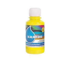Универсальный колер Krafor № 1 лимонный 0.1 л 32149 