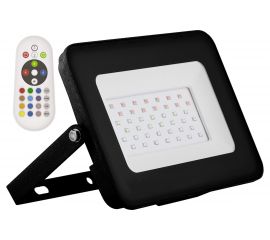 Светодиодный прожектор FERON 2835SMD, 20W RGB AC220V50Hz IP65, черный, LL-611 29701 