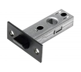 Межкомнатная защелка с пластиковым язычком MORELLI LP6-45 BL, цвет - черный 9012829 