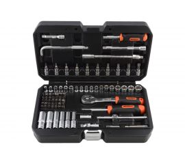 Набор торцевых головок и при��адлежностей (1/4"; 81 предмет) АвтоDело 39881 16195 