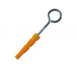 Шуруп-кольцо Стройметиз 4,0х50 с унив.дюбелем 6х42, уп.2 шт. европодвес 2930201 