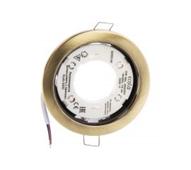 Встраиваемый светильник Ecola GX53 H4 без рефл. Черненая бронза 38x106 /к+/ FN53H4ECB 