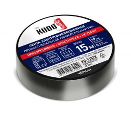 Электроизоляционная профессиональная лента KUDO универ.огнестойкая, черная KU-X102K 11605263 