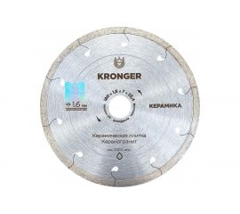 Диск алмазный по керамограниту (180x25.4 мм) Kronger K200180 