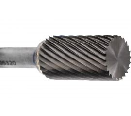 Борфреза твердосплавная NORGAU форма B цилиндрическая с торцевыми зубьями SCM HM B1225M06-45 (12х25х6х65 мм) 077110320 