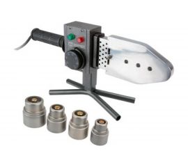 Аппарат для сварки полимерных труб TOPEX 800Вт, 4 насадки: O20, O25, O32, O40 мм, рабочая температура 0-300°C, масса 2.9 кг 44E160 