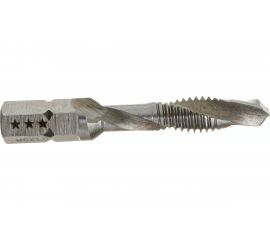 Комбинированный метчик PROJAHN M6x1, HSS-G, шестигр.хв. 91906 