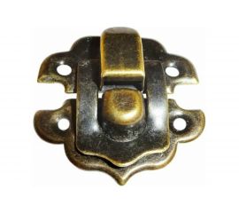 Замочек для шкатулок Левша 30x30 мм, бронза У8-7059.СБ 