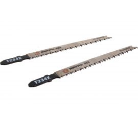 Пилка для лобзика по дереву, ДСП T234X быстрый чистый рез, HCS 2 шт. REDVERG 6623537 
