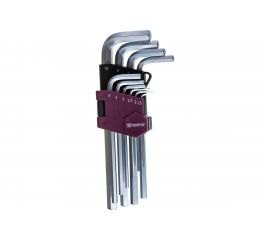 Набор торцевых шестигранных ключей Thorvik HK10S H1.5-H10, 10 предметов 53034 