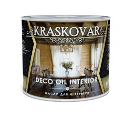 Масло для интерьера Kraskovar Deco Oil Interior белый 2,2л 1107 