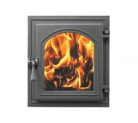 Дверка каминная 270 Антрацит Везувий А-333332 