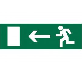 Наклейка Контур Лайн 300х100 Направление к эвакуационному выходу налево 10FC0403 