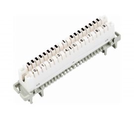 Размыкаемый плинт TWIST LSA Profil ABS, 10 пар, медные контакты LSA-U-C-09-TWCS 