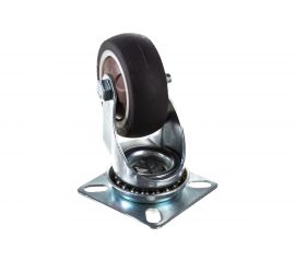 Колесо коричневая мягкая резина поворотное SCG25 50 мм MFK-TORG 7053050 