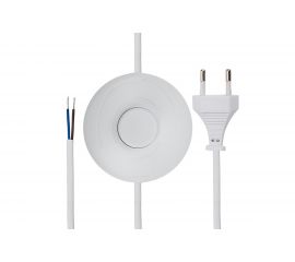 Сетевой шнур REXANT с напольным переключателем 2х0,75 кв.мм 2,5 м 11-1145 