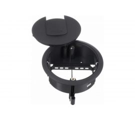 Люк в пол на 2 модуля Экопласт LUK 2 45х45 мм, с суппортом, пластик 70022 