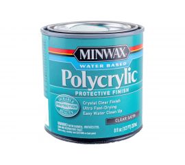 Защитное финишное покрытие Minwax Polycrylic Полуматовый 237 мл 23333 