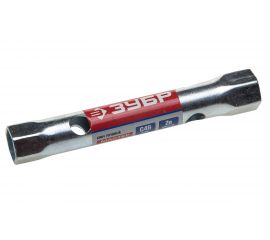 Торцовый трубчатый двухсторонний прямой ключ 12x13мм Зубр МАСТЕР 27162-12-13 