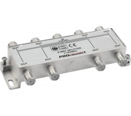 Делитель ТВ PROconnect на 8 выходов F разъём 5-1000 МГц 05-6025 