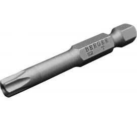 Биты магнитные TORX с отверстием T40H, 50 мм, 2 шт, S2 Berger BG BG2418 