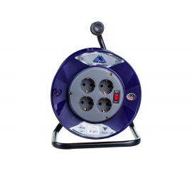 Удлинитель Партнер-Электро PowerLine 4 гн. с/з с выкл. ПВС 3х0,75 10A 30м UK204B-430DB 