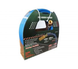 Воздушный ПВХ армированный шланг с фитингами ROCKFORCE 10*16мм*10м RF-AHC-52F 