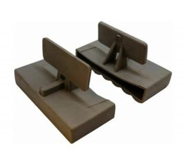 Латодержатель для деревянного каркаса Левша ЛДП 64-2 серый, 2 шт. У8-9812.Сер 